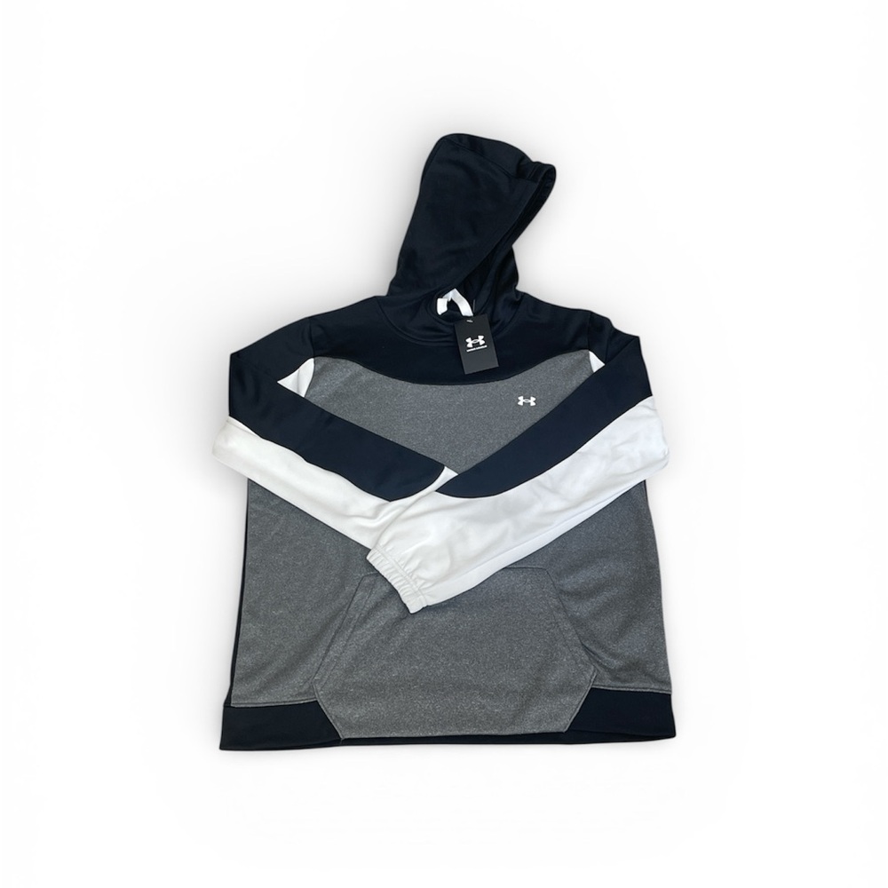 Under Armour Women’s Black & gray pullover hoodie size Large New